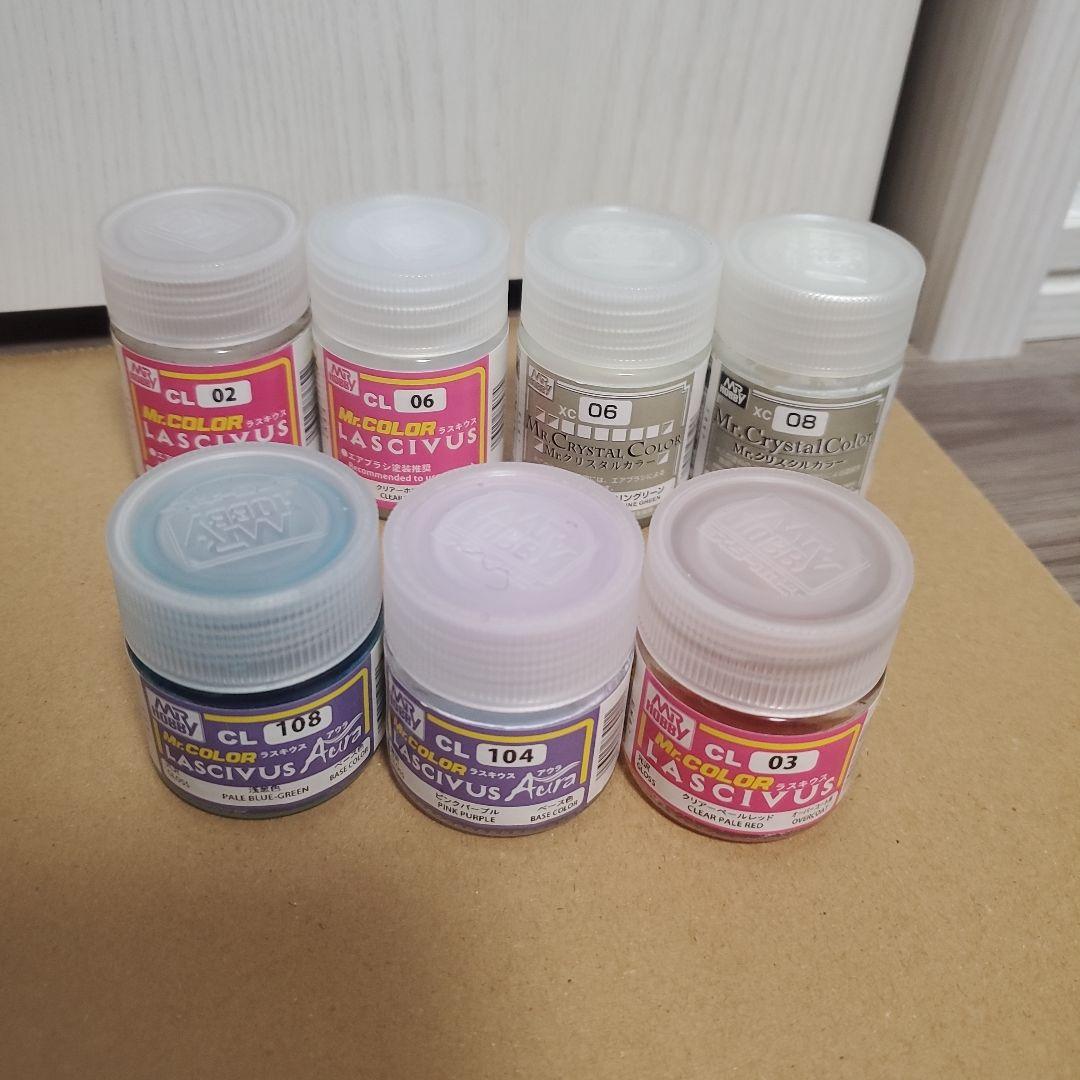 【引退中古品】ガイアノーツ クレオス 塗料セット 合計55本 ガンプラ プラモ