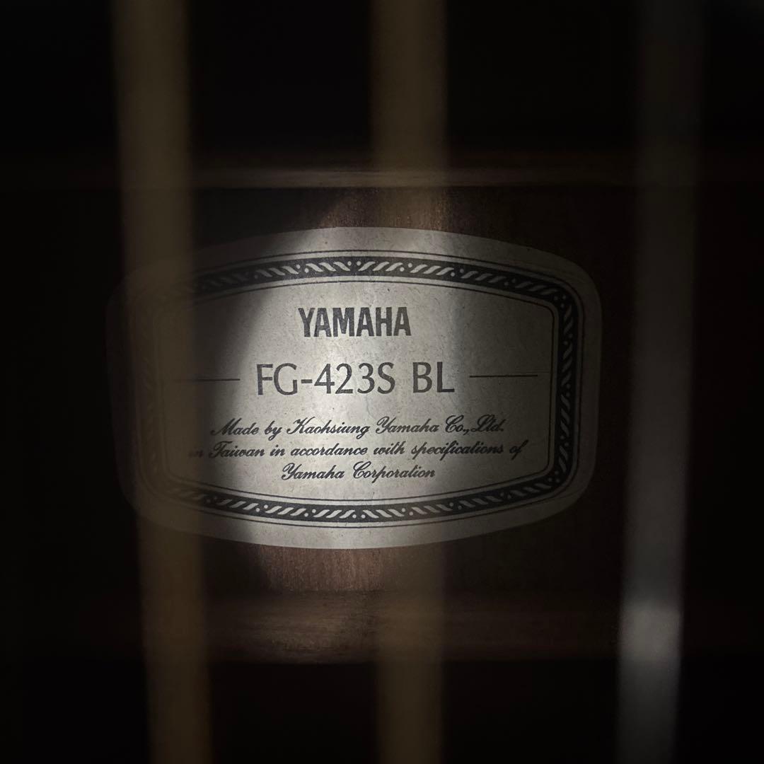 YAMAHA FG-423S BL ブラック弦高調整済