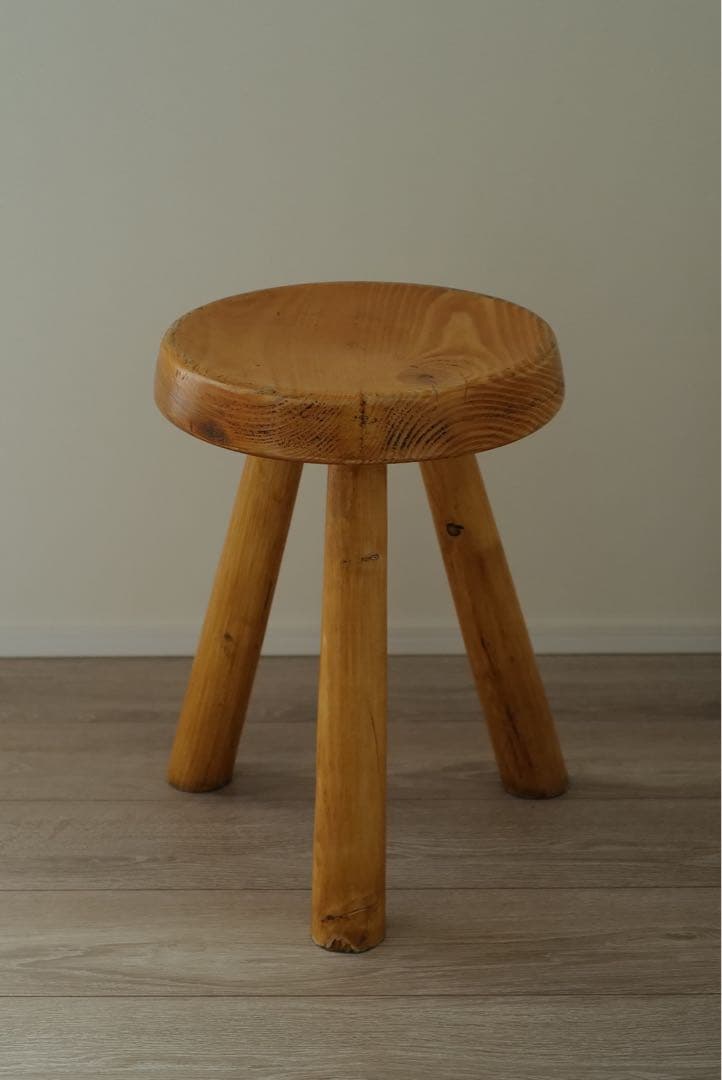 シャルロットペリアン　レザルクスツール　1960s