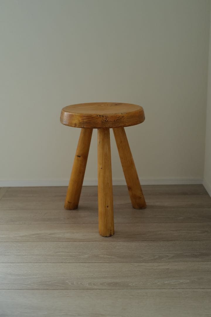 シャルロットペリアン　レザルクスツール　1960s