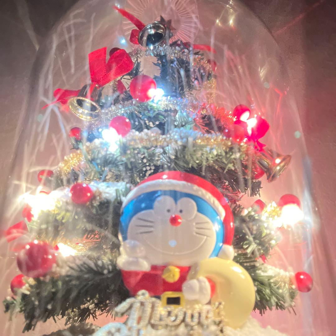 ドラえもん 雪ふるツリー　ビンテージ