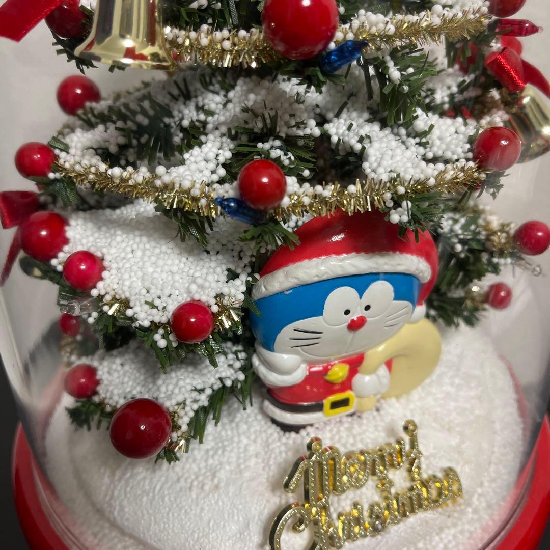 ドラえもん 雪ふるツリー　ビンテージ