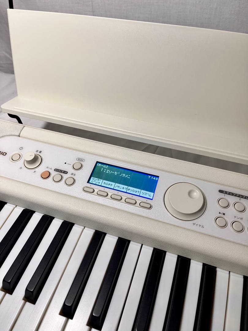 ② 2021年製　CASIO カシオ 光ナビゲーション キーボード LK-526