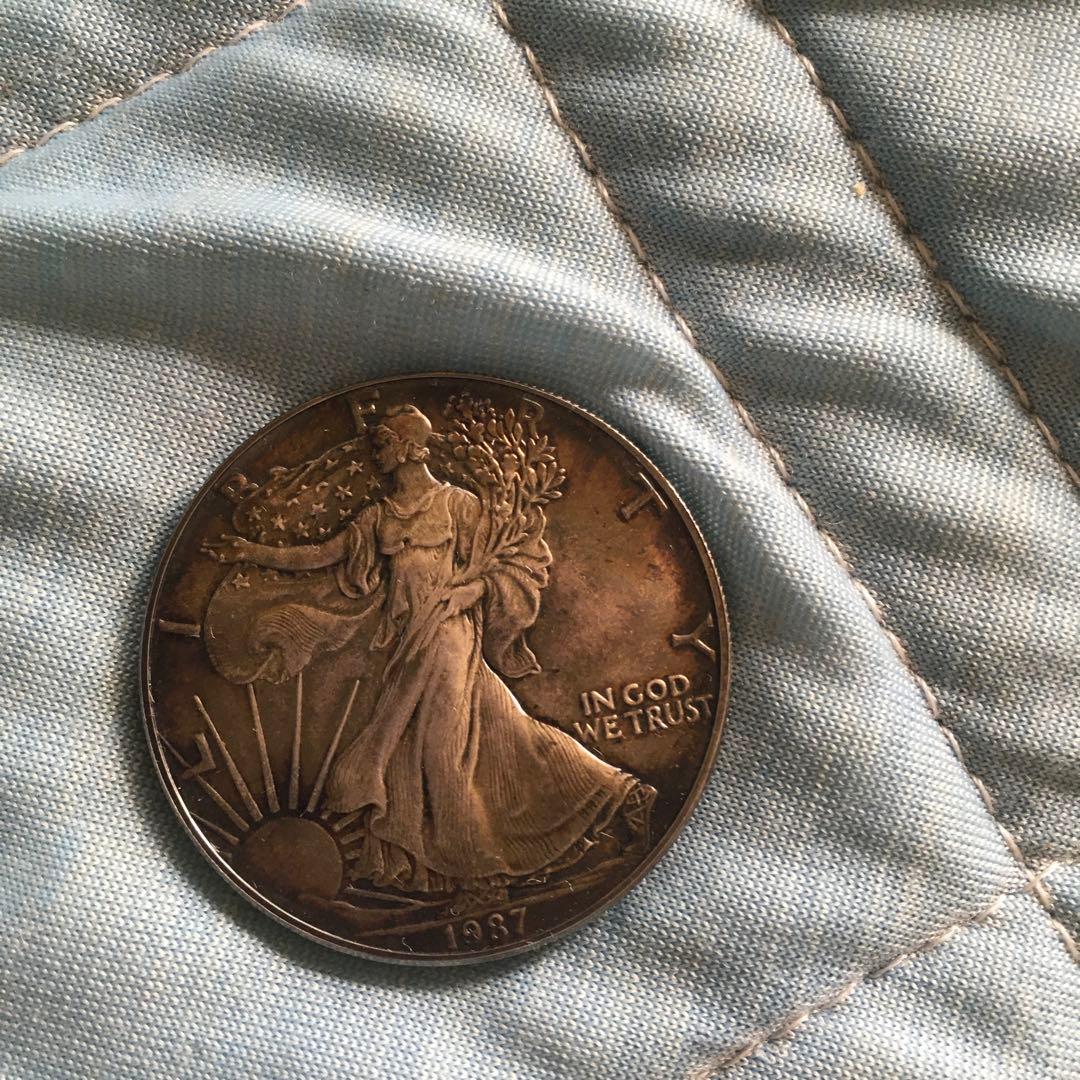 アメリカンイーグル　1987年　アメリカ 1オンス 銀貨 1ドル