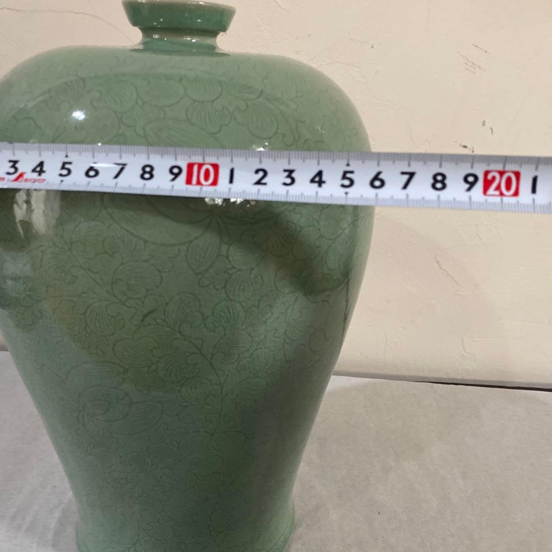 李朝　韓国　青磁　壺　瓶