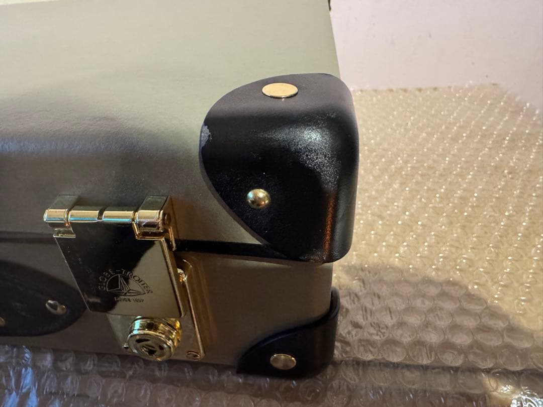 頂 極上ZERO GLOBE-TROTTER アタッシェ オリーブグリーン