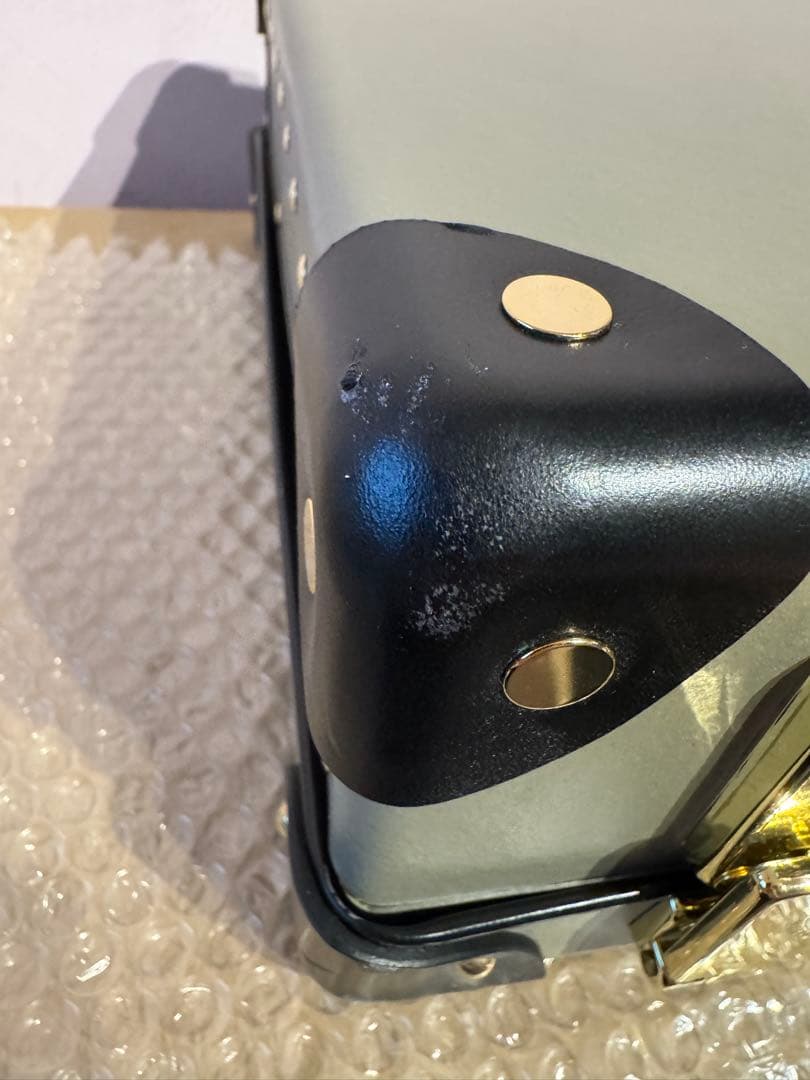 頂 極上ZERO GLOBE-TROTTER アタッシェ オリーブグリーン