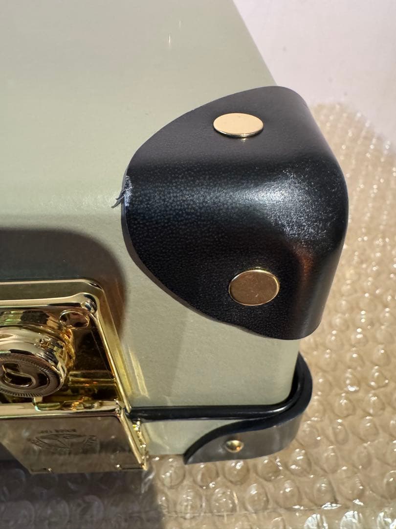 頂 極上ZERO GLOBE-TROTTER アタッシェ オリーブグリーン