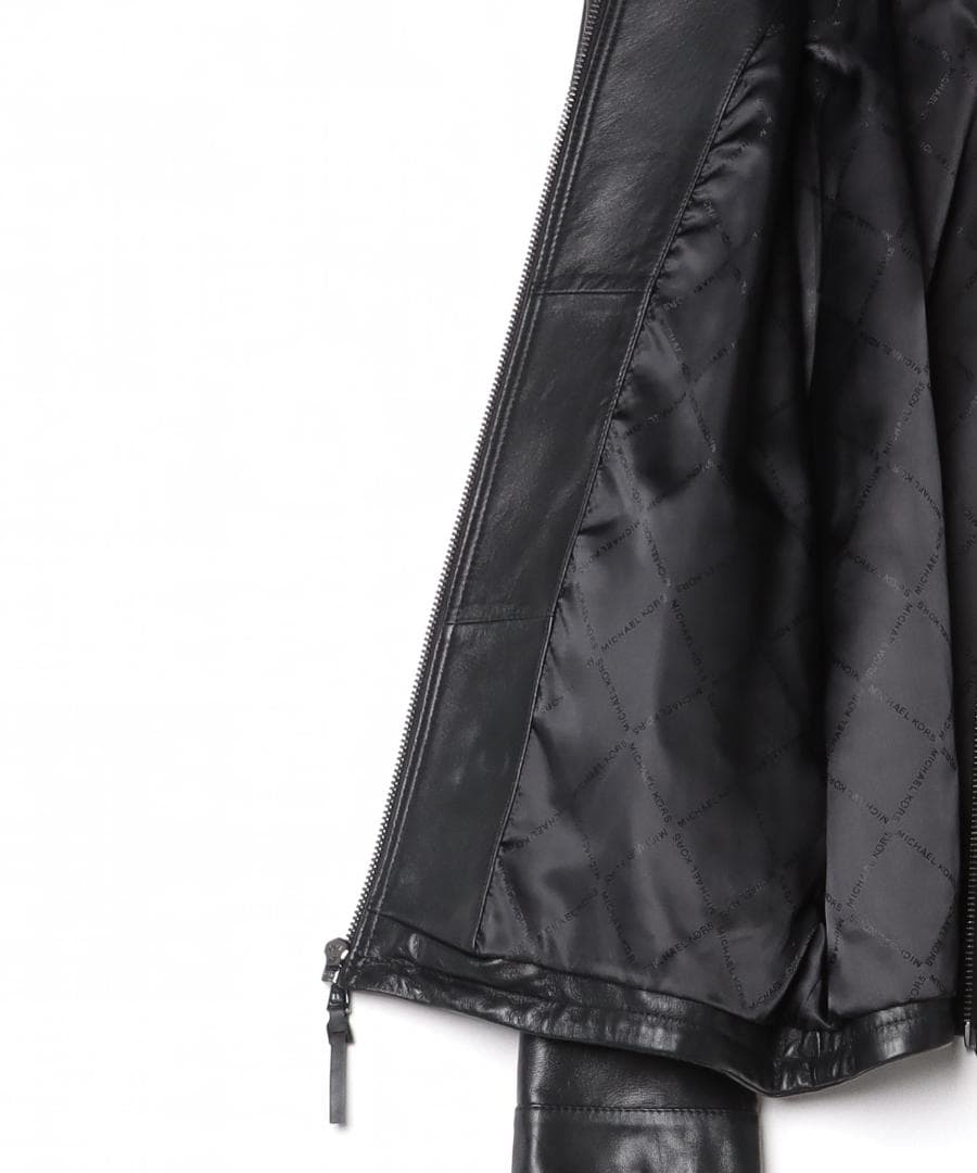 S MICHAEL KORS レザーライダースジャケット CLONAK 羊革