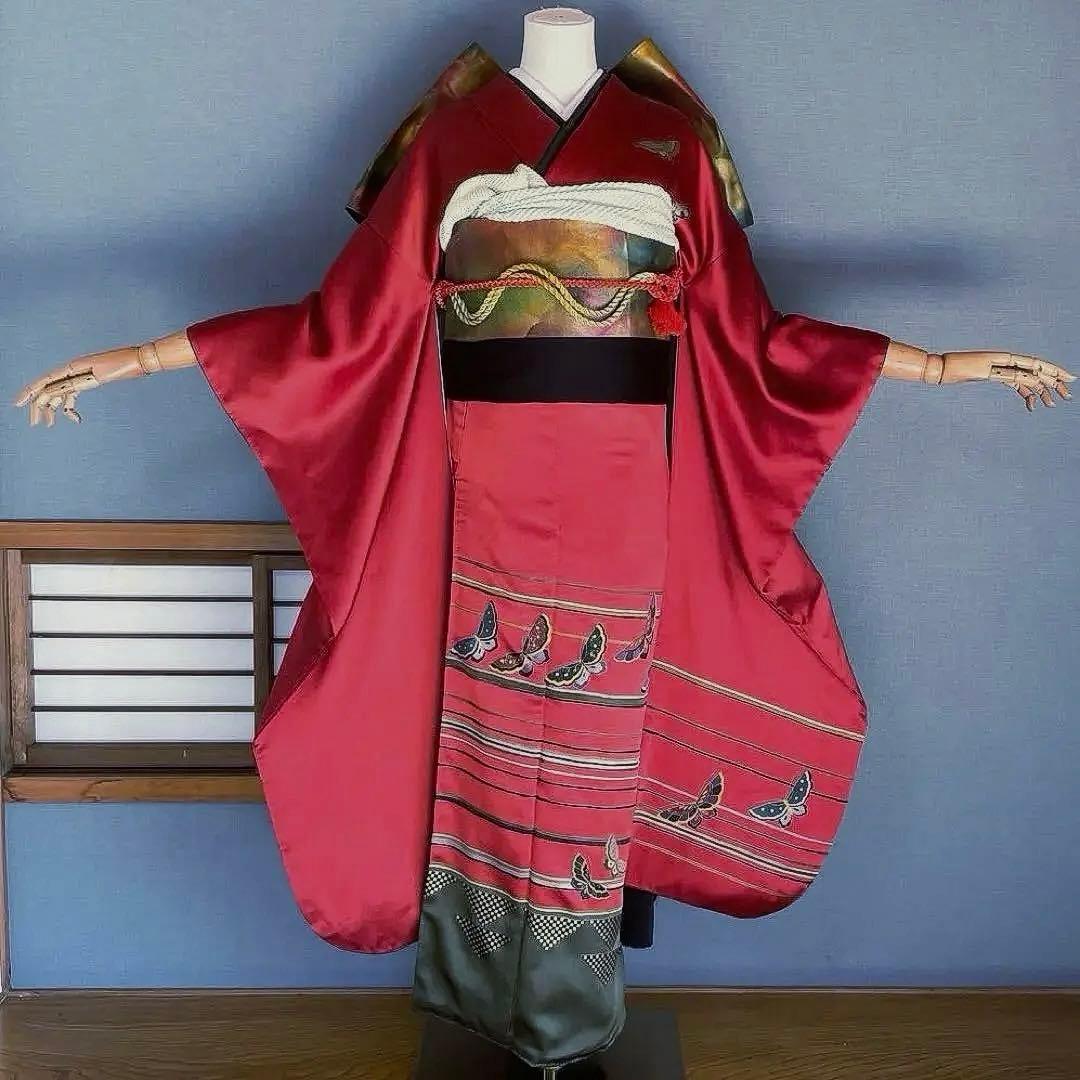 振袖フルセット　手描き友禅　成人式振袖　振袖　裄丈67 コシノブランド