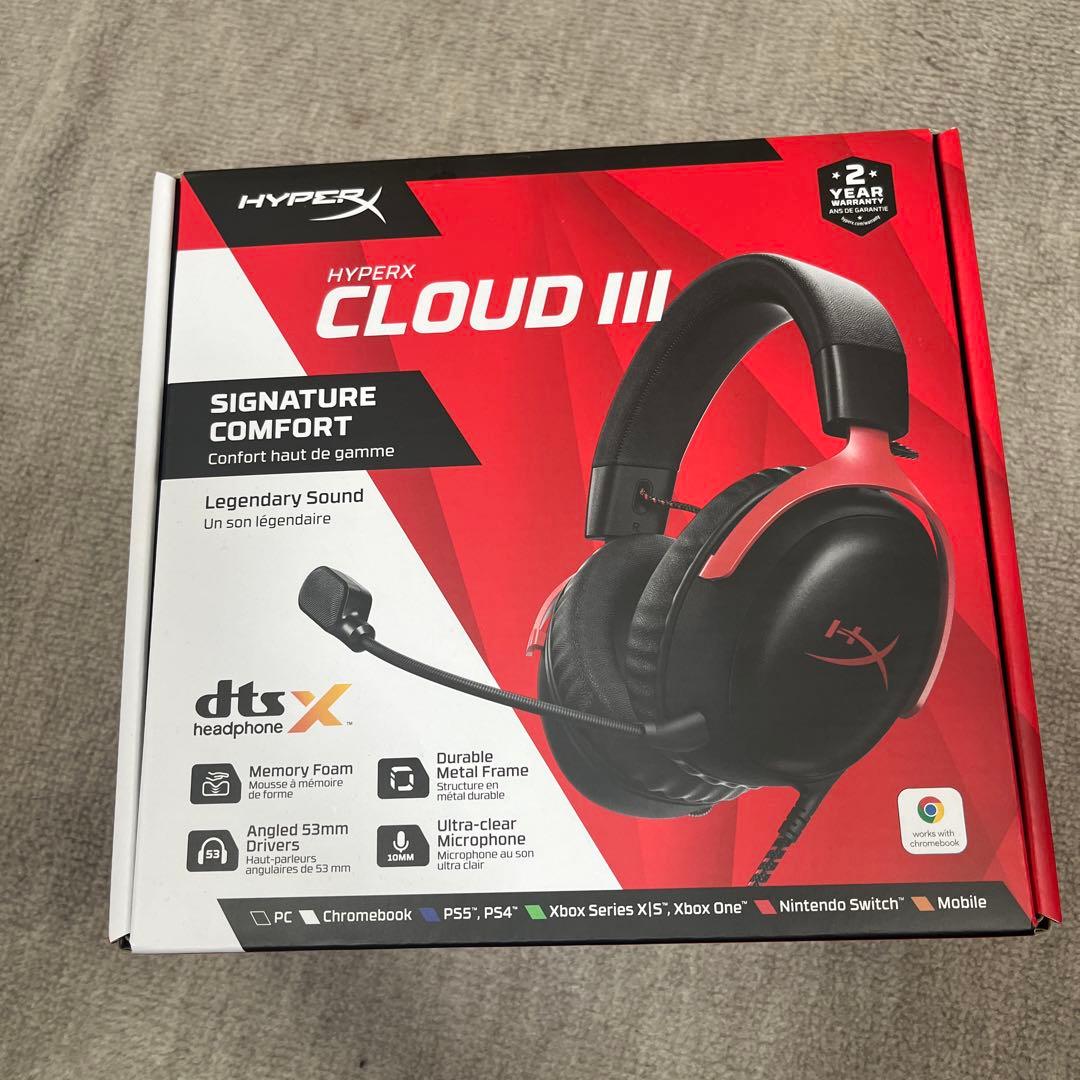ヘッドホン HyperX Cloud III - Gaming Headset