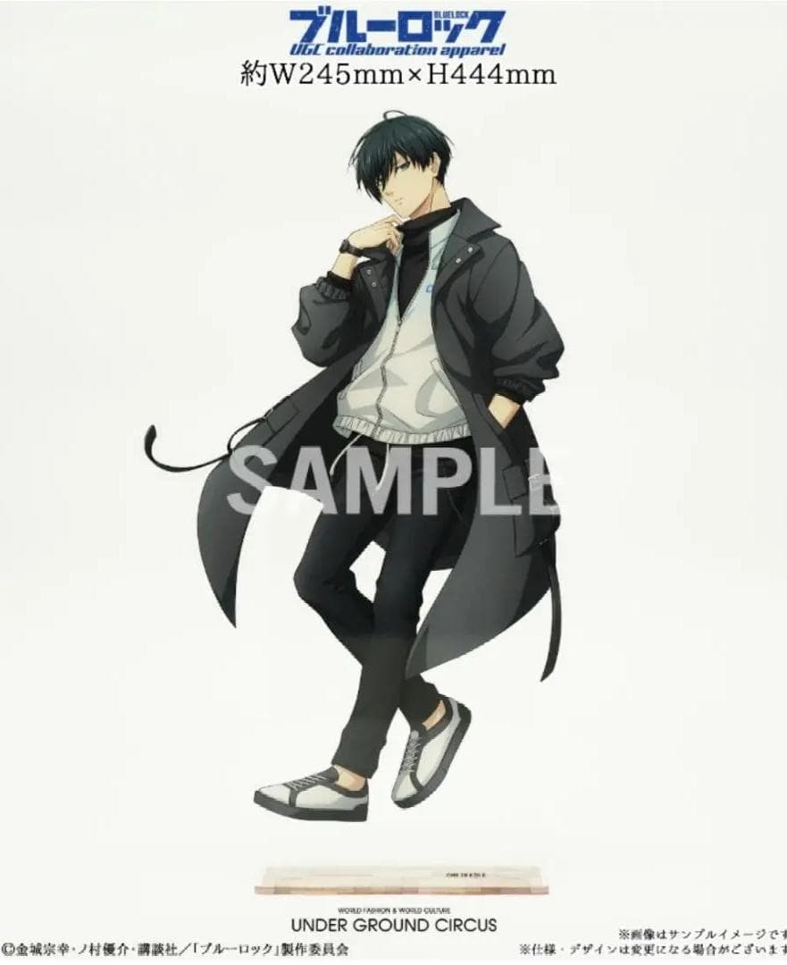 ブルーロック 糸師凛 UGCコラボ アパレル BIGアクリルスタンド Wセット