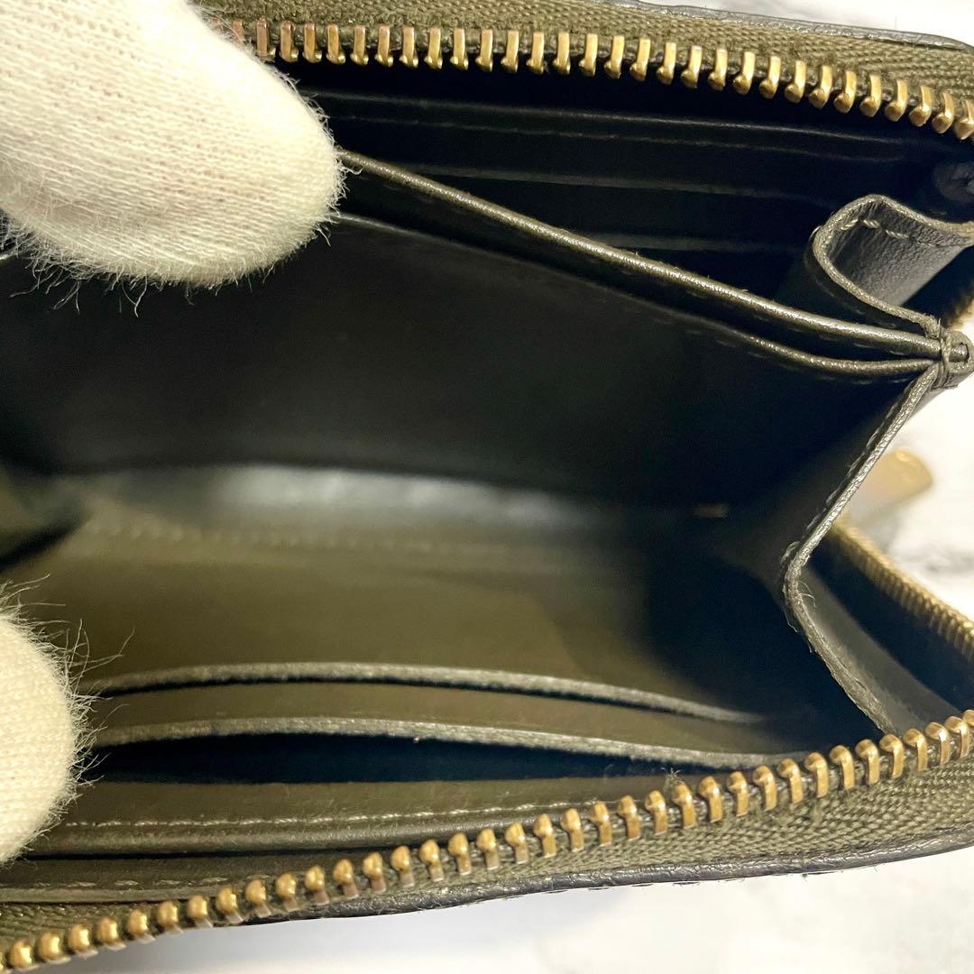 ルイヴィトン　ヴェルニ　ジッピーパース　ブラック×カーキ