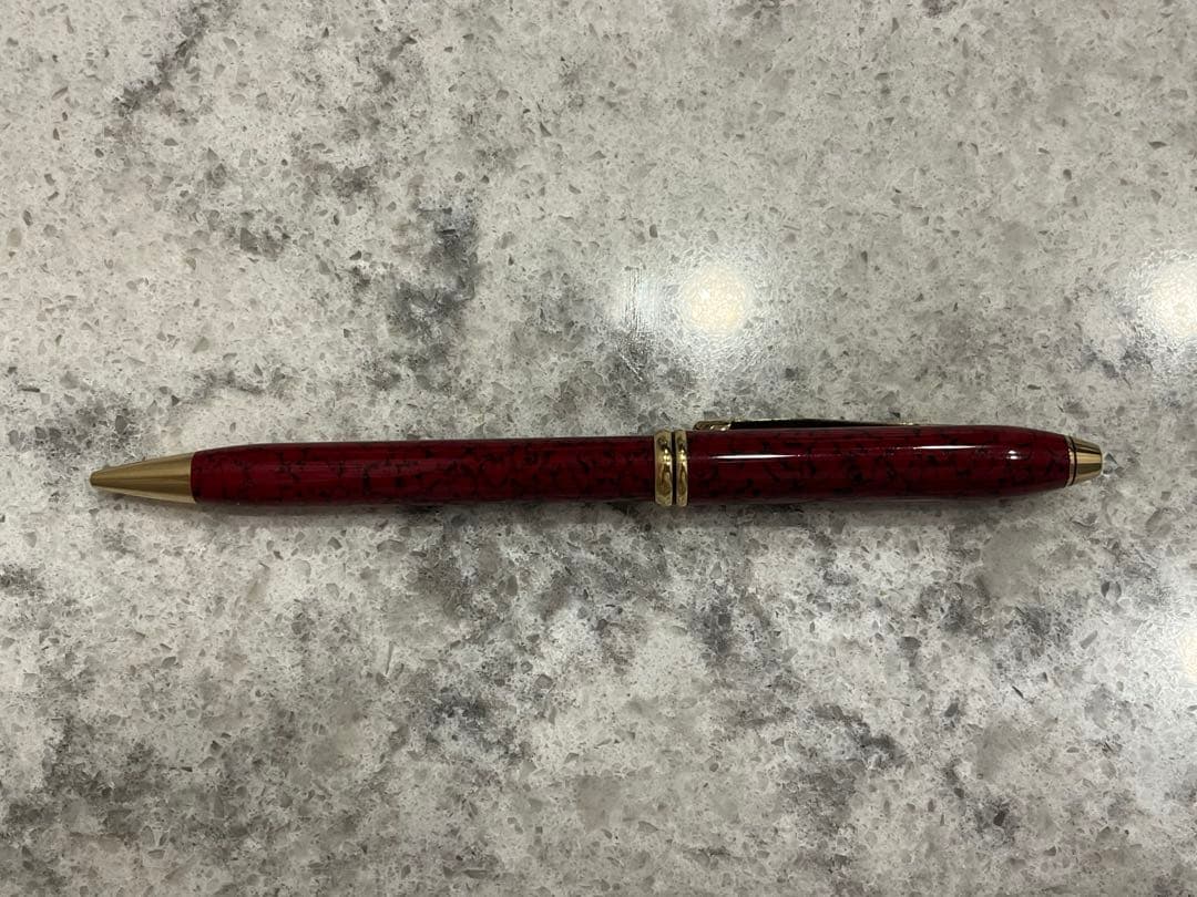CROSS タウンゼント カーディナル レッドラッカー マーブル　シャープペン