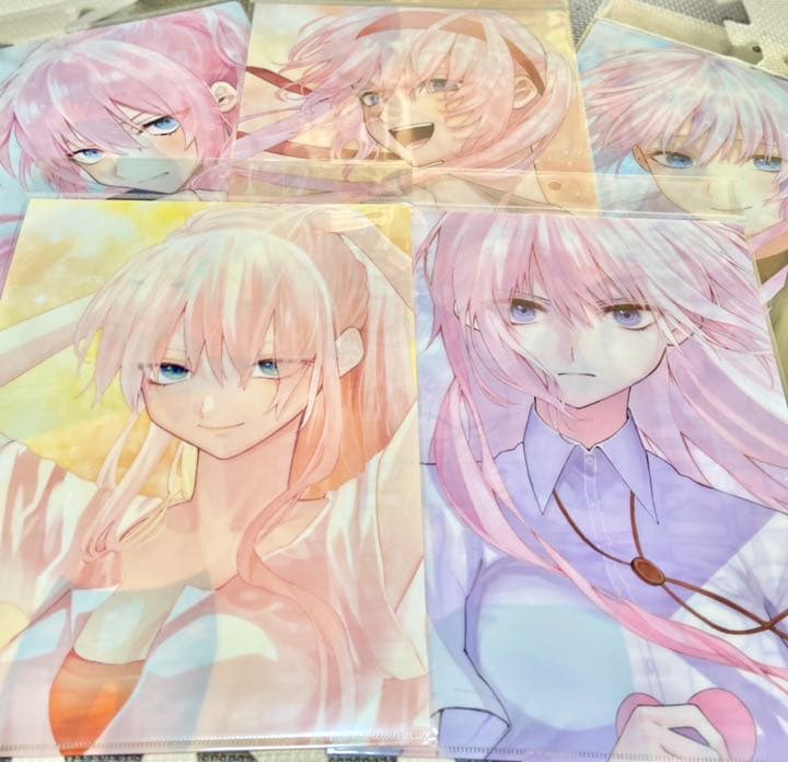 可愛いだけじゃない式守さん クリアファイル 原作ver. 5種セット