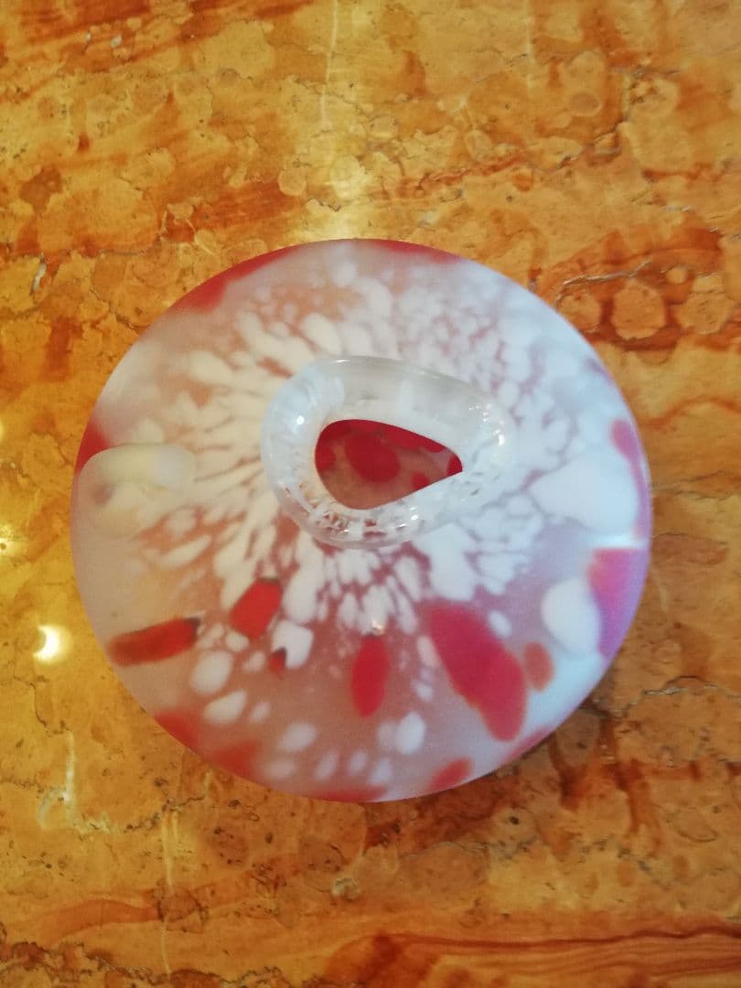 藤田喬平の花瓶共箱共