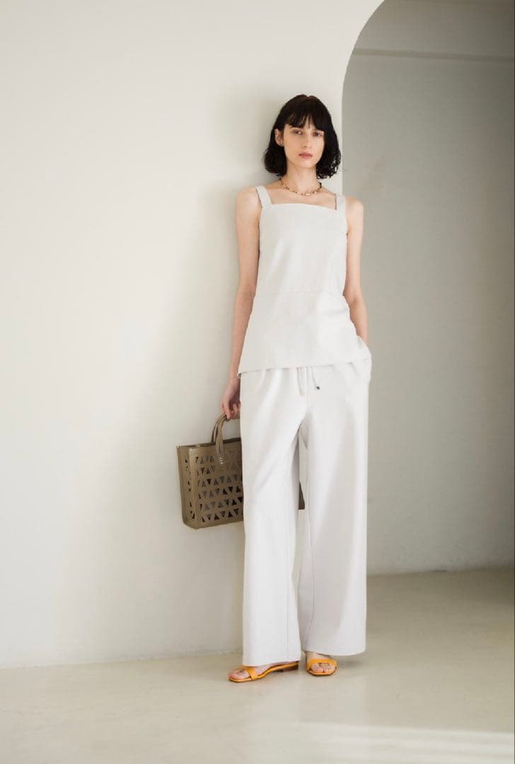 25SS ebure エブール SZハイツイストポンチ ストラップ カットソー