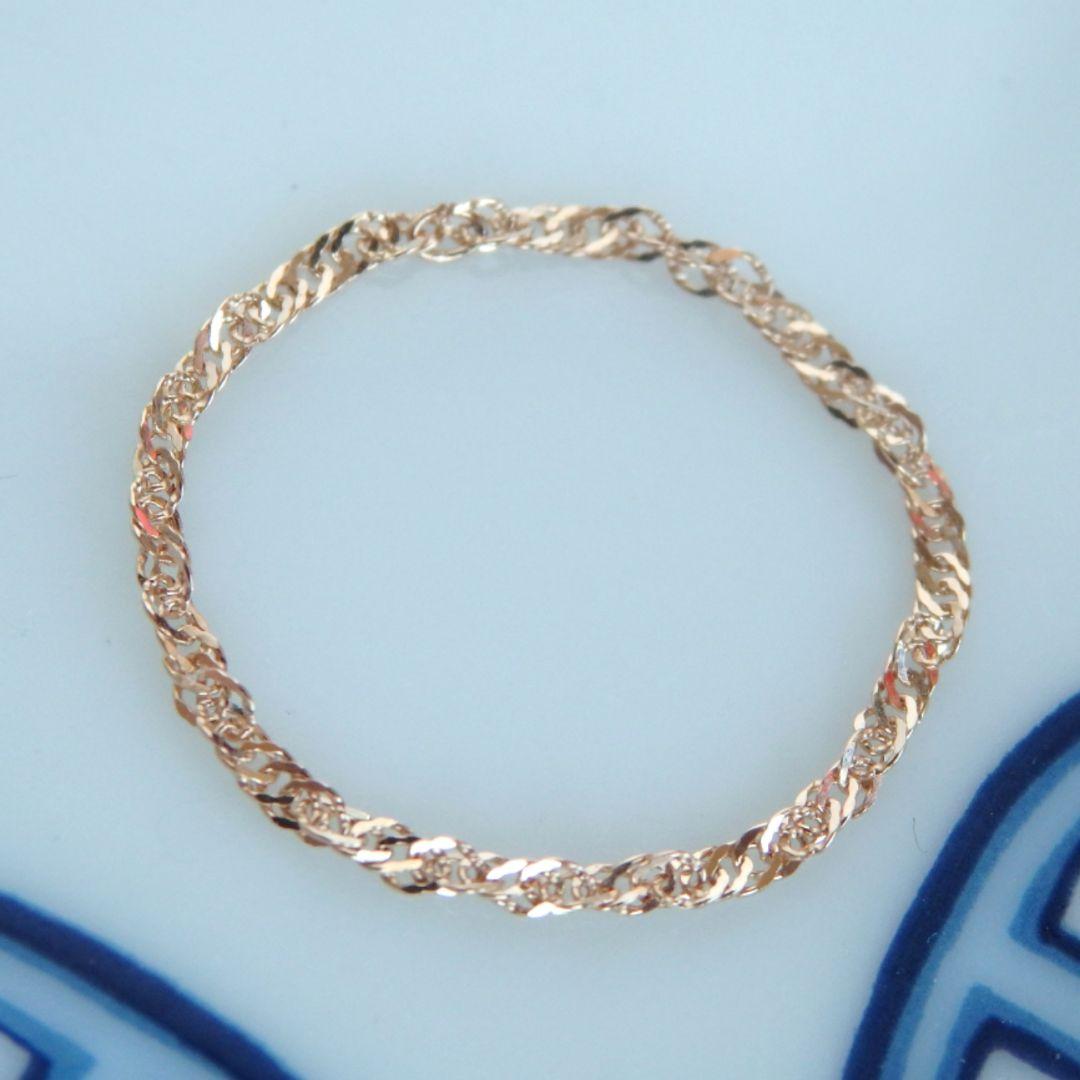 なおきち　k18リング　PG　チェーンリング　プラチナリング　つけっぱなし