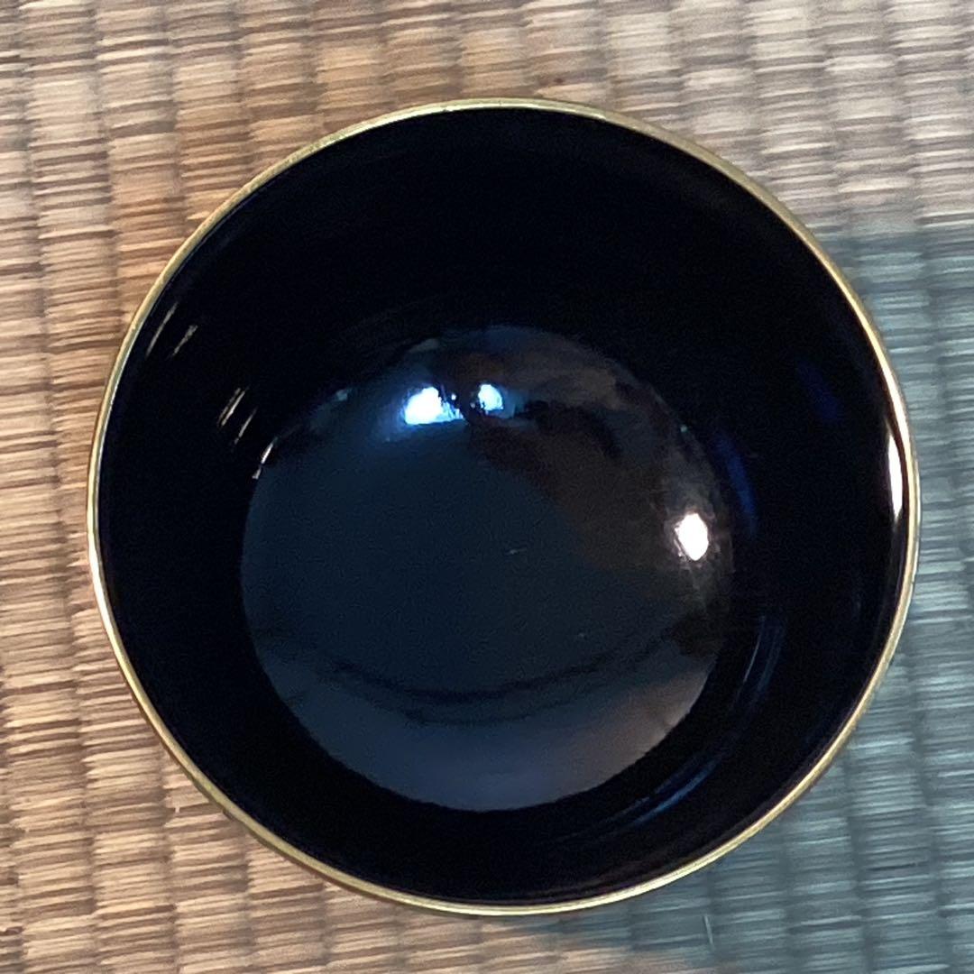 倣仁阿彌翁作独楽之図茶碗　　7代高橋道八