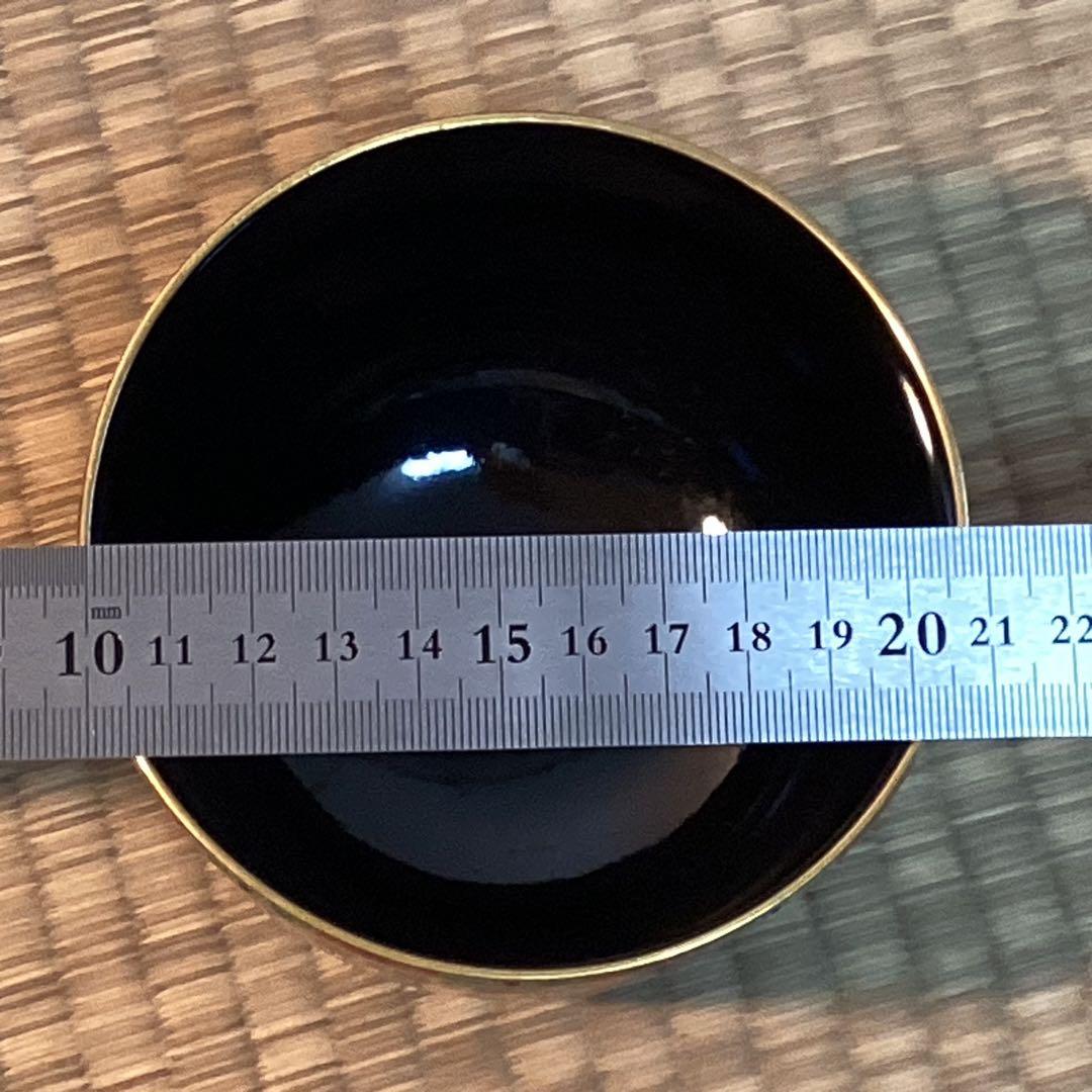 倣仁阿彌翁作独楽之図茶碗　　7代高橋道八