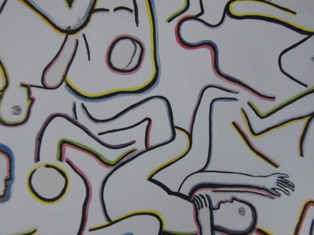 大沼映夫、【遊人】、希少な額装用画集より、新品額装付、状態良好