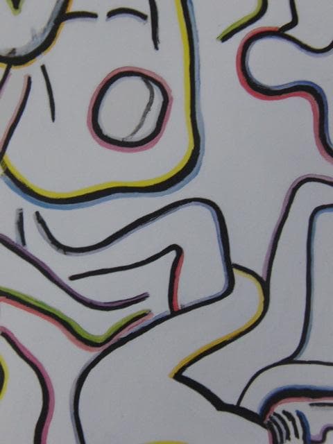 大沼映夫、【遊人】、希少な額装用画集より、新品額装付、状態良好