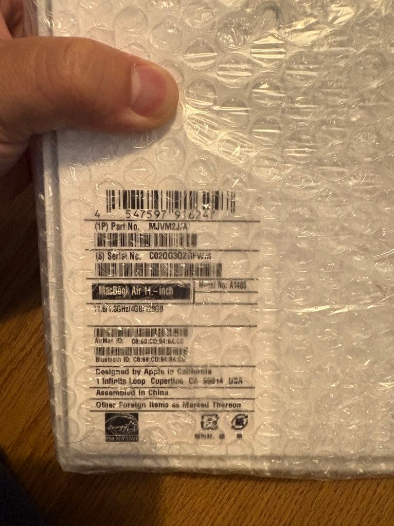 APPLE MacBook Air 11インチ128GB 訳あり マックブック