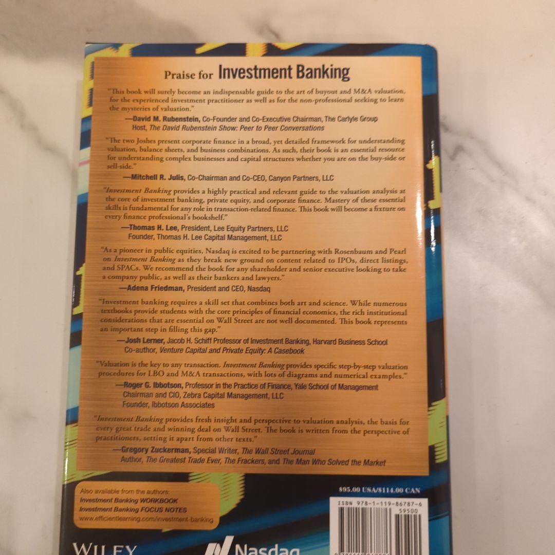 【ぽん酢】Investment Banking 第三版
