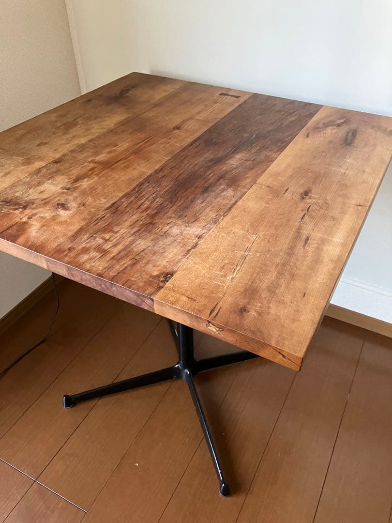 【無垢材・チェリー】カフェテーブル アンティーク ダイニングテーブル