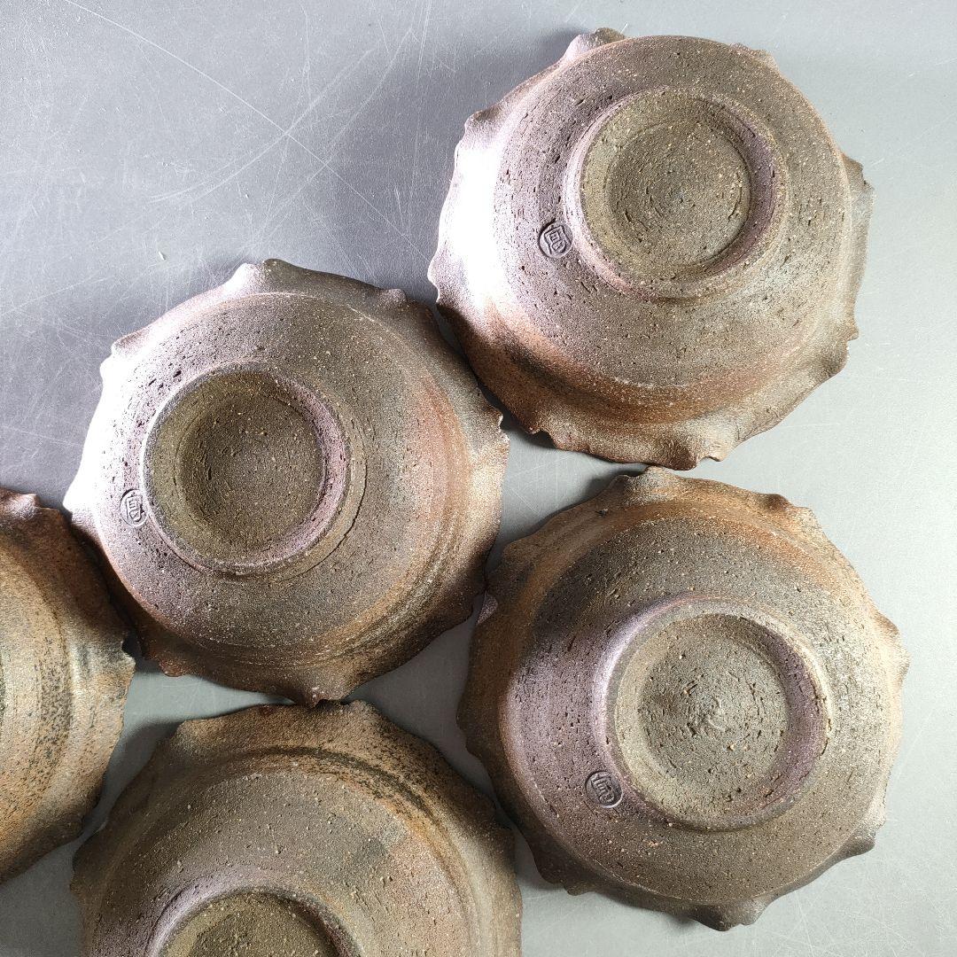 A903-2/青花菊華枝文/浅鉢揃/小鉢/飾鉢/銘々皿/5客/