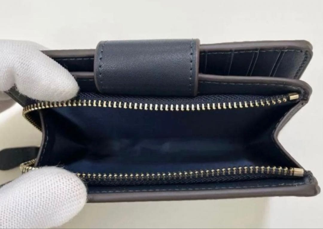 COACH チェリー柄 二つ折り財布　CZ342