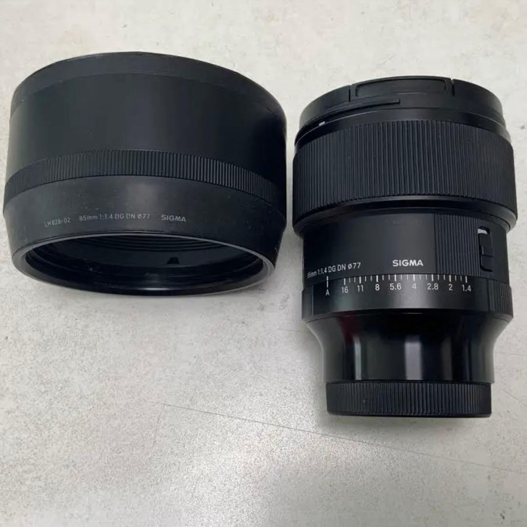 SIGMA 85mm F1.4 DG DN レンズ ブラックミストフィルタセット