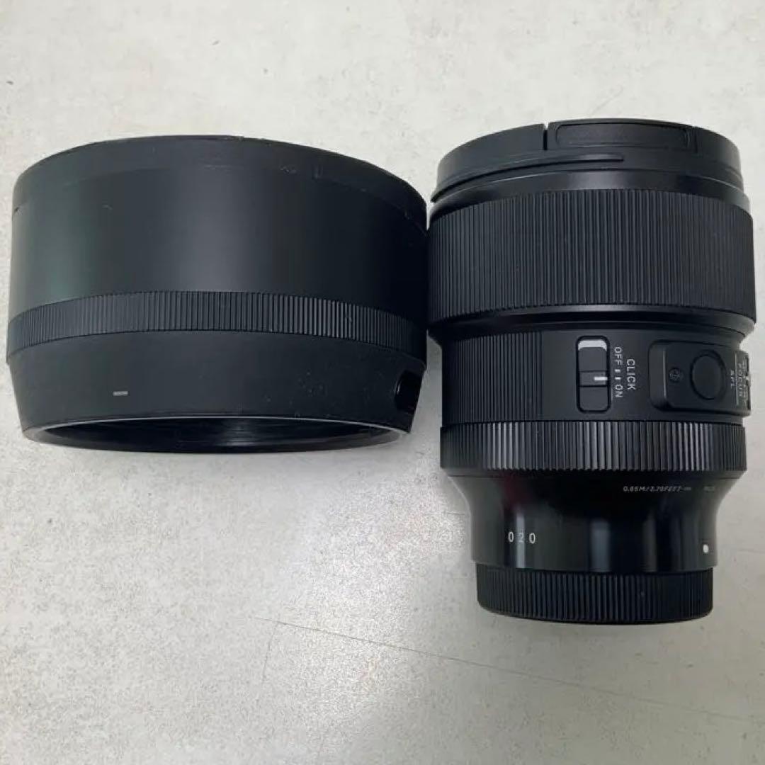 SIGMA 85mm F1.4 DG DN レンズ ブラックミストフィルタセット