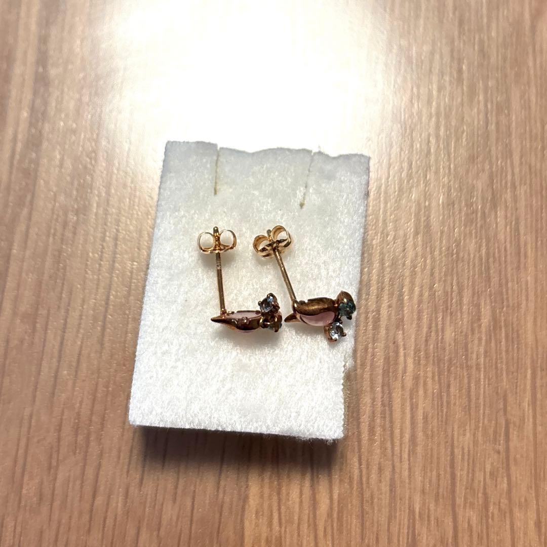 TAKE-UPテイクアップ　[ 誕生花ジュエリー]3月チューリップピアス