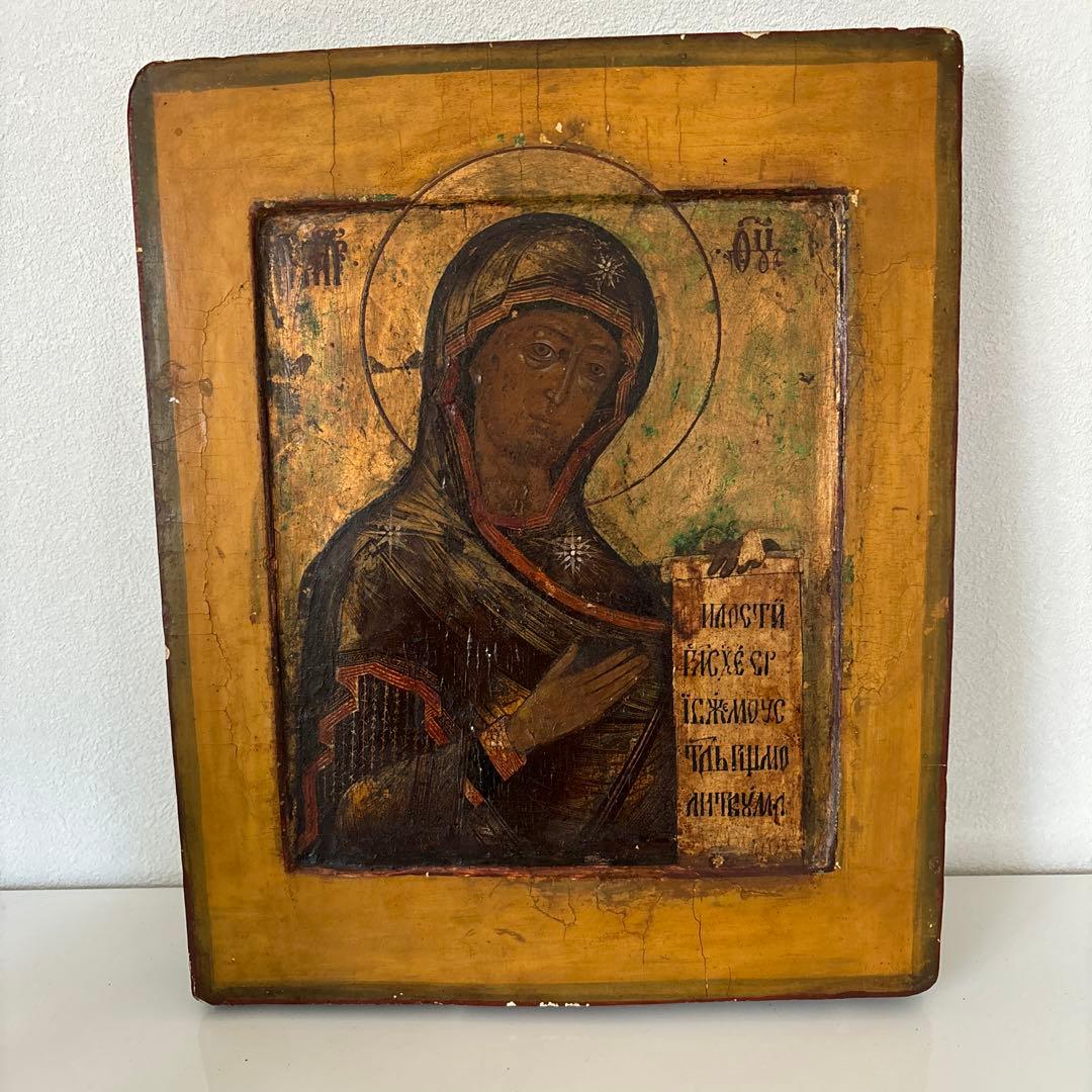 ロシア正教イコン the Mother of God アンティーク