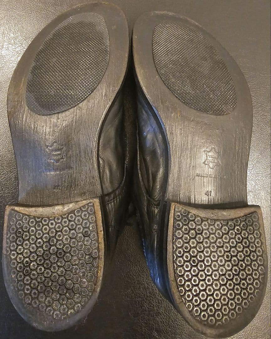 パドローネ シワ加工 ダービーシューズ 26cm / 41黒