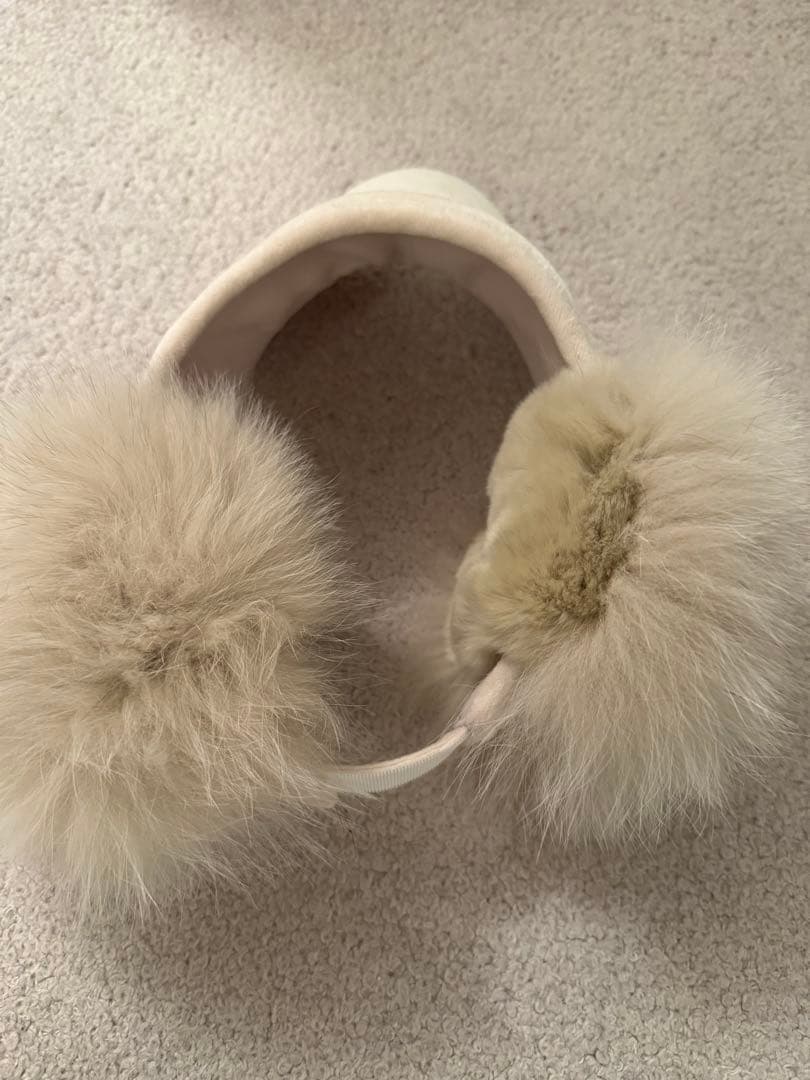 耳当てバイザー　GFORE フォックスファーバイザー　値下げしました！