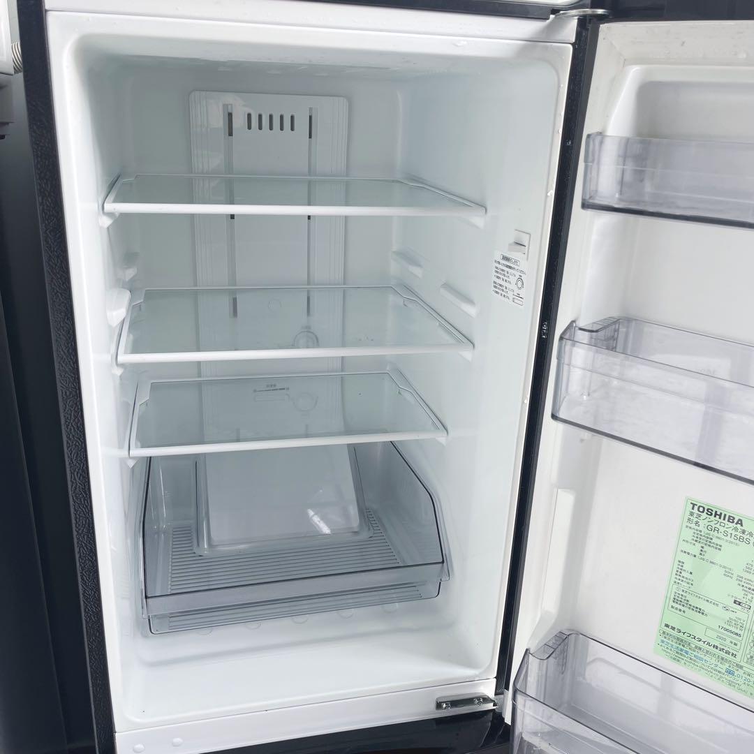 348取付無料！2020年製 ブラック東芝冷蔵庫 アイリスオーヤマ6kg洗濯機