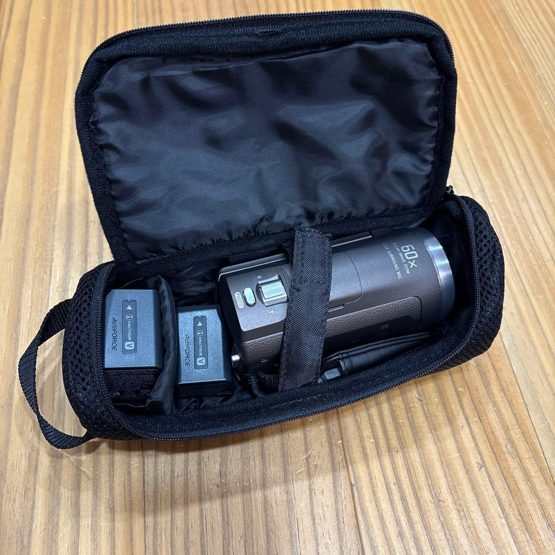 SONY HDR-CX680 ビデオカメラ 本体&バッテリー&スタンド　セット