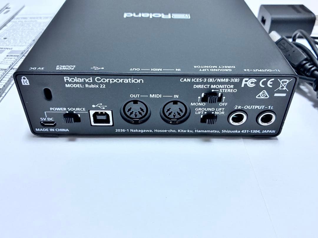 Roland RUBIX-22 USBオーディオインターフェイス 【美品】
