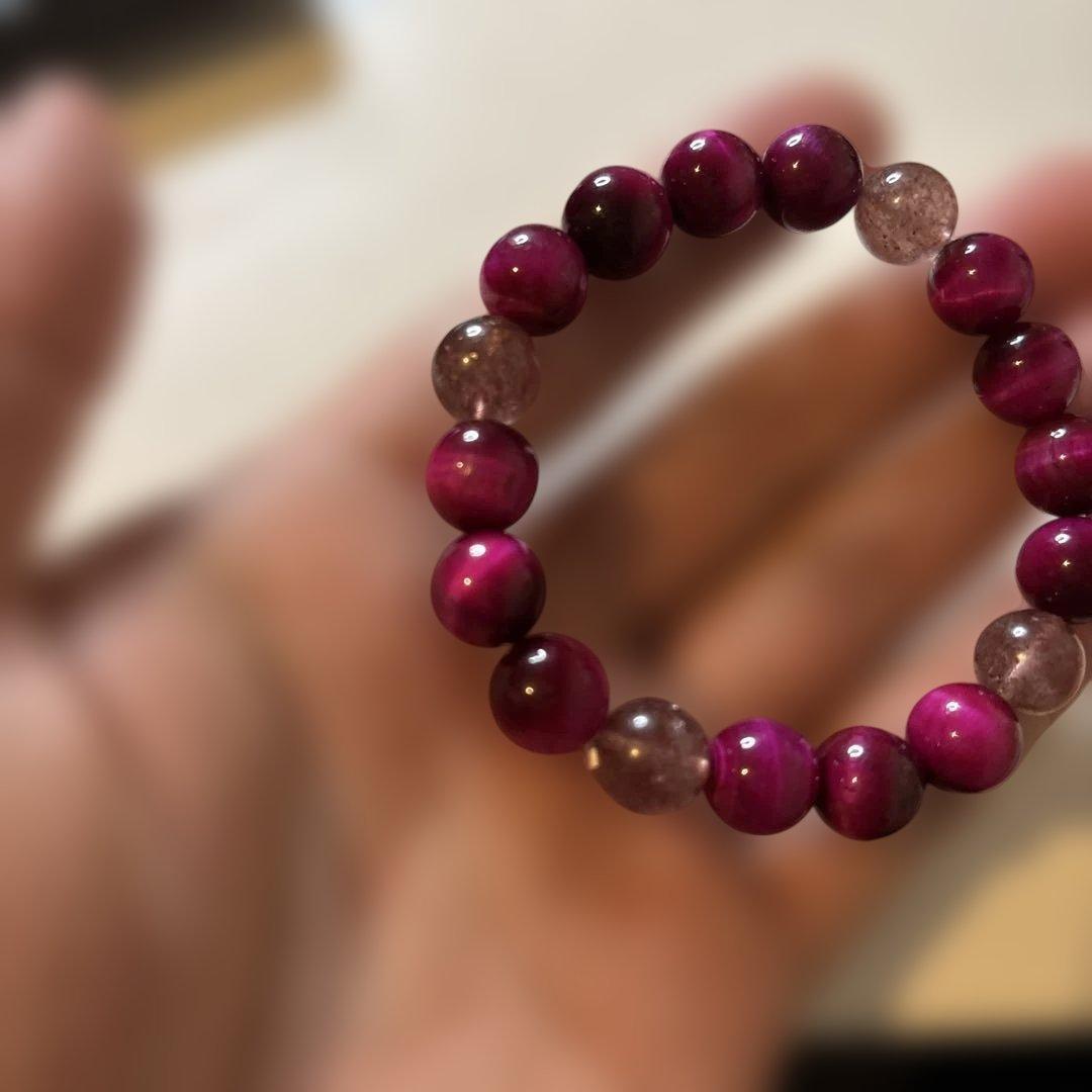 ズーンとくる！ストロベリークオーツたんとピンクタイガーアイたん！