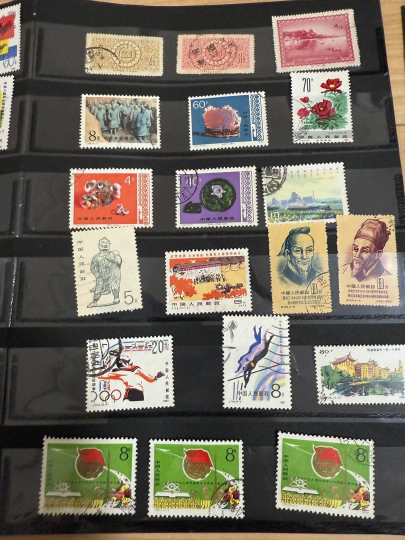 中国切手　中国人民郵政　使用済切手　おまとめ