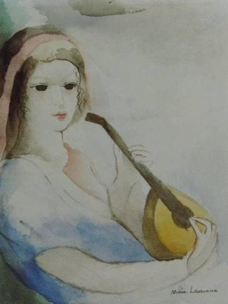 Marie Laurencin、FEMME A GUITARE