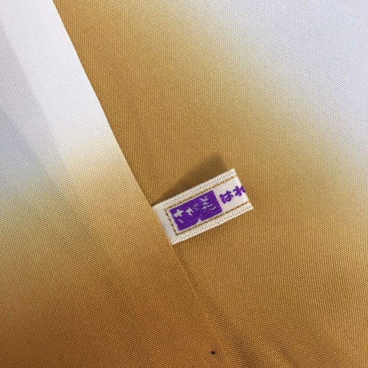 フ*ゴ様 本場縞大島紬　訪問着　正絹　刺し子