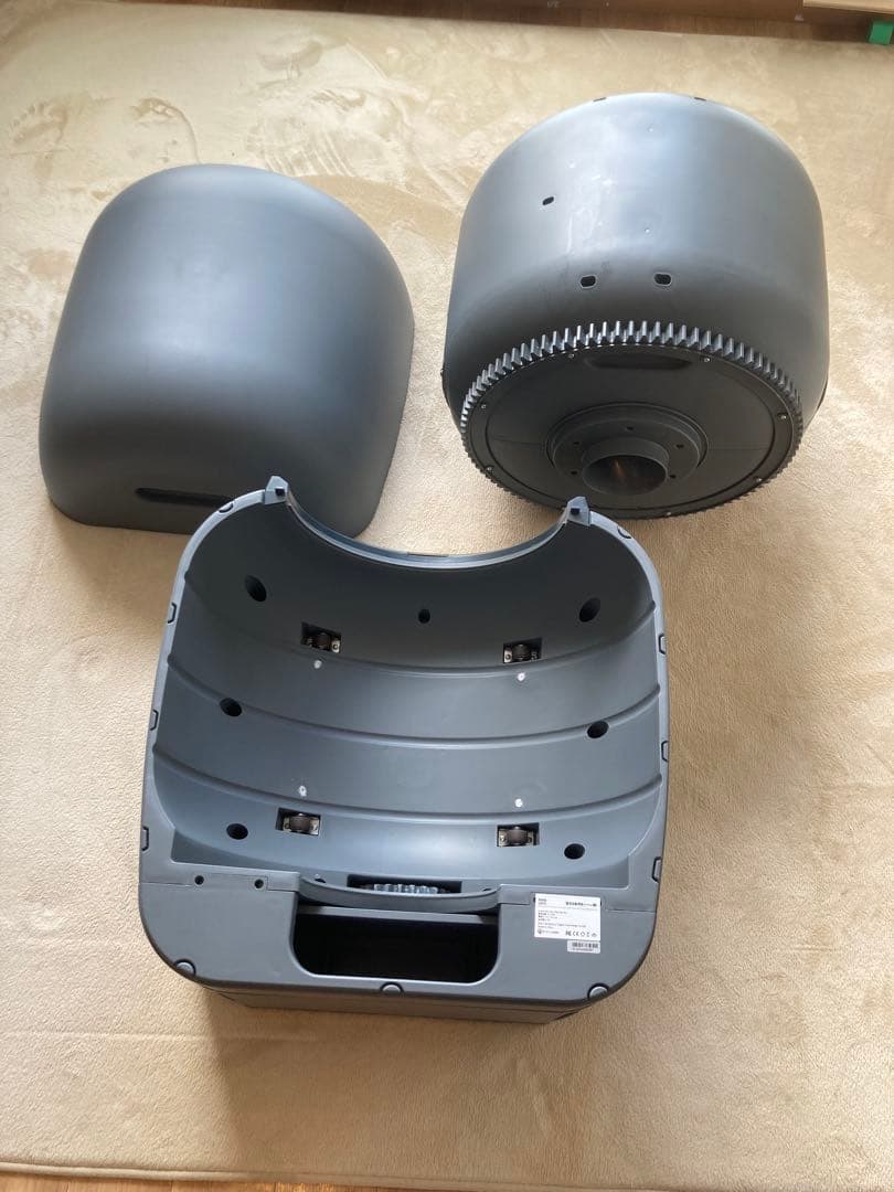 HHOLOVE 自動猫トイレPRO L1ダークグレー　多頭飼いにも対応