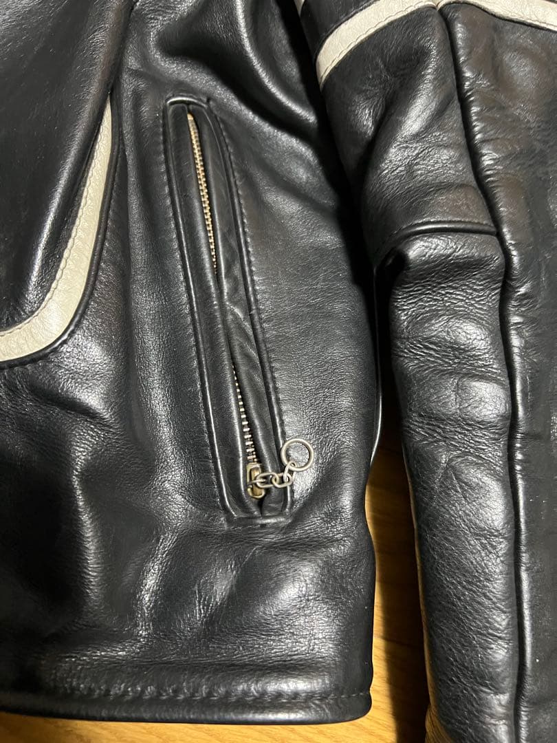 jiro様VANSON RJV シングル ライダース ジャケット USA製 40