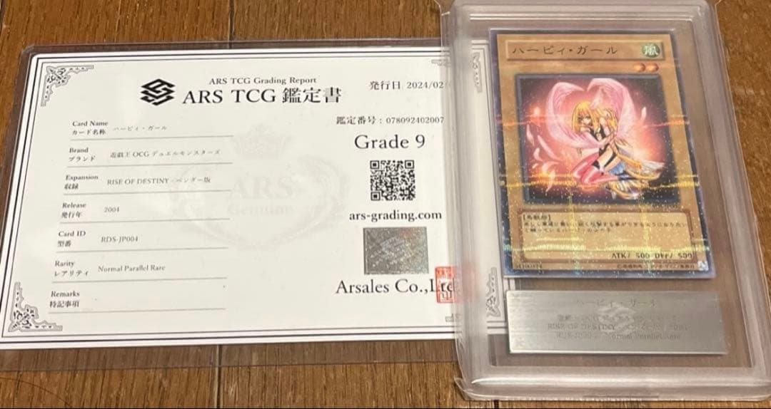 B*r様 遊戯王 ハーピィガール ARS9 ノーマルパラレル 世界に1枚