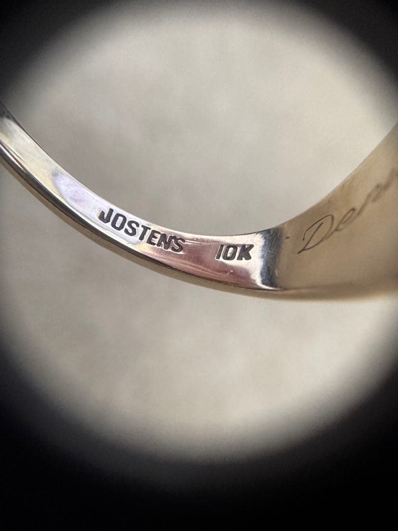 ジャスティン　カレッジリング　10K　1983　JOSTENS　リング　指輪