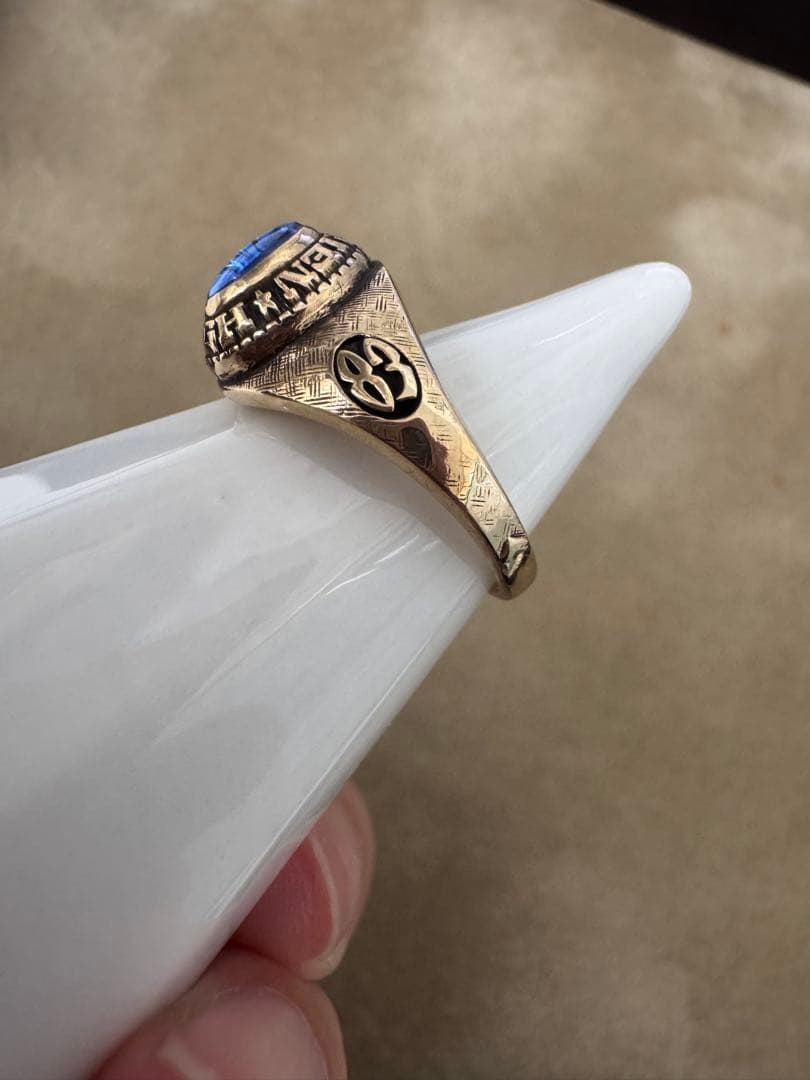 ジャスティン　カレッジリング　10K　1983　JOSTENS　リング　指輪