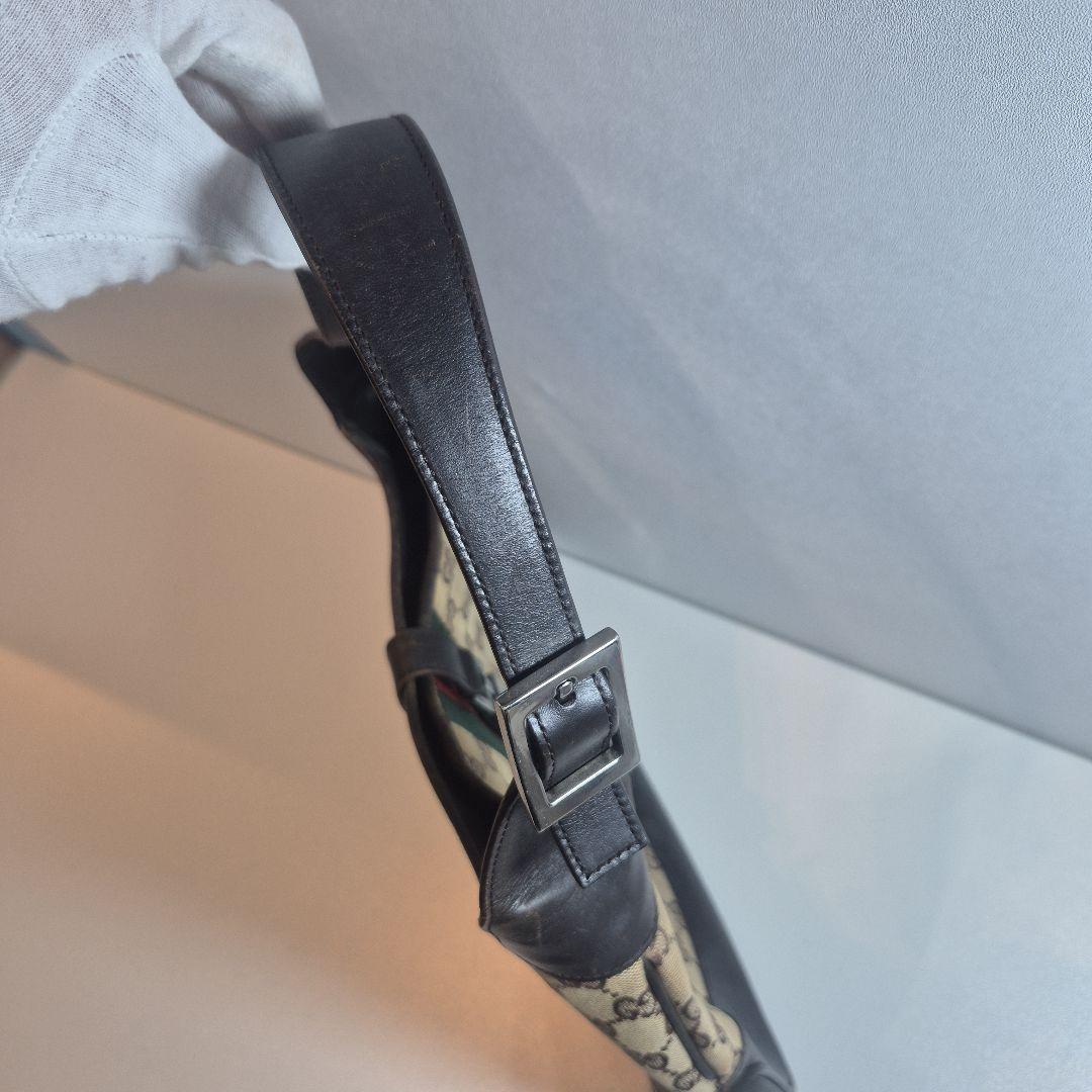 GUCCI　GGキャンバス　ジャッキーライン　シェリーライン　ワンショルダー